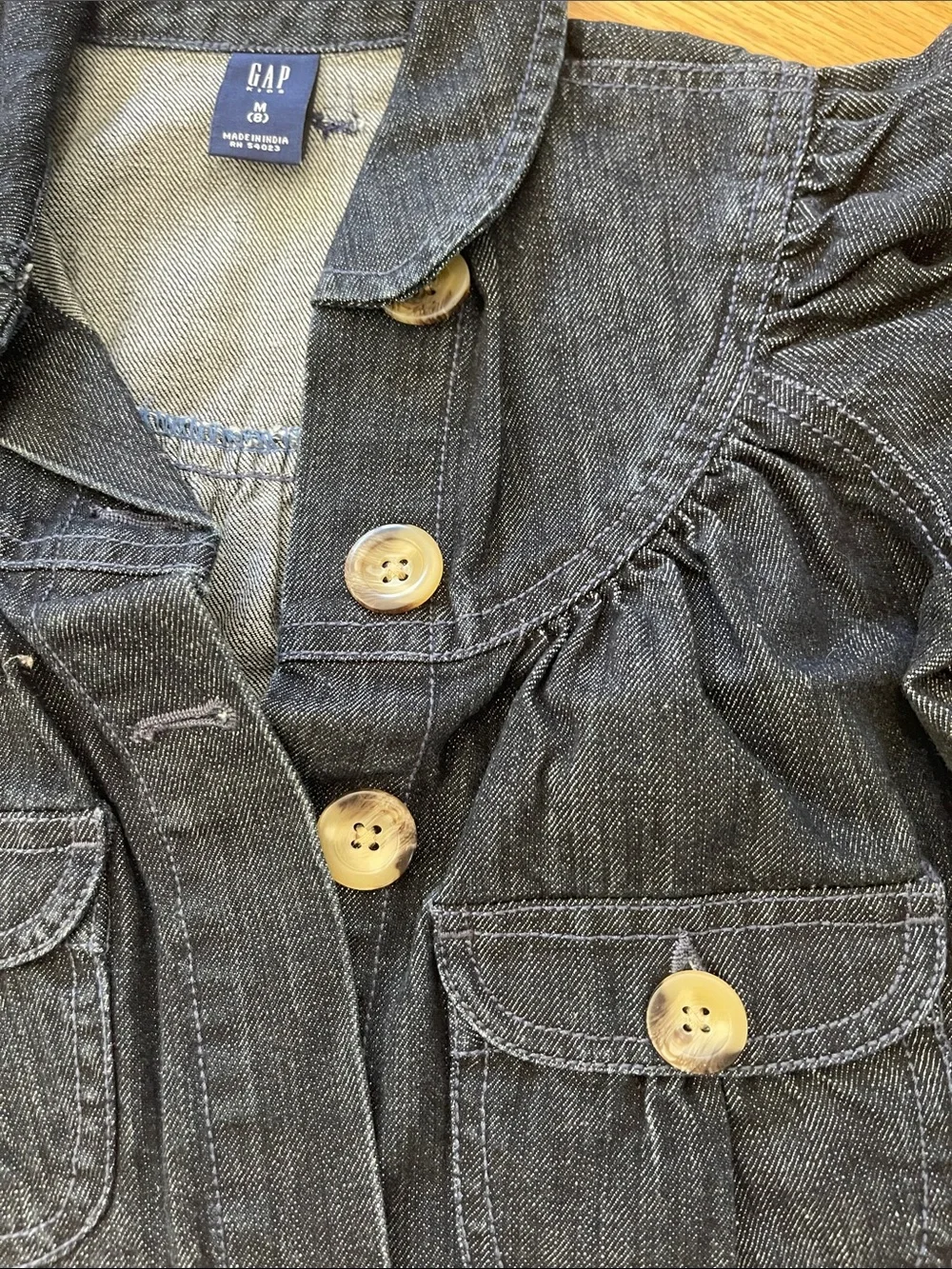 GAP Toddler Indigo Denim Button-Up Jacket